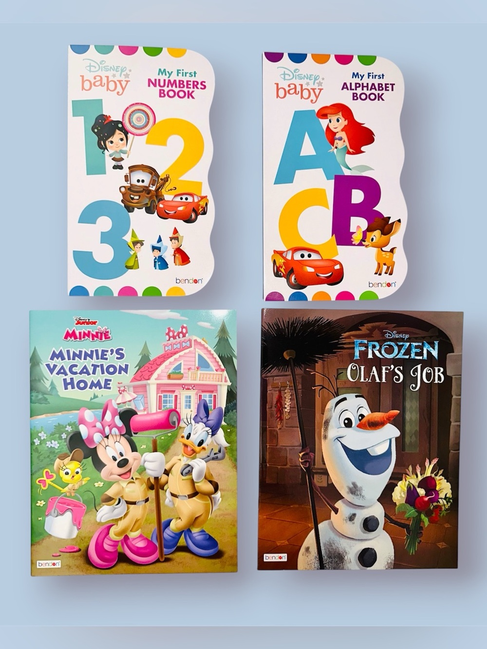 New 4pc Disney Children’s Book Bundle